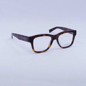Saint Laurent SL677 003 Eyeglasses Havana 54mm Square Frame